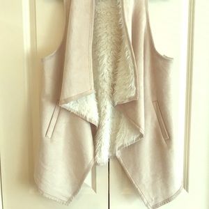 Large Furry 70s Style Vest